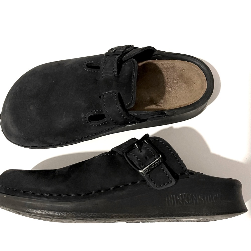 Birkenstock Dark Suede Slip-Ons